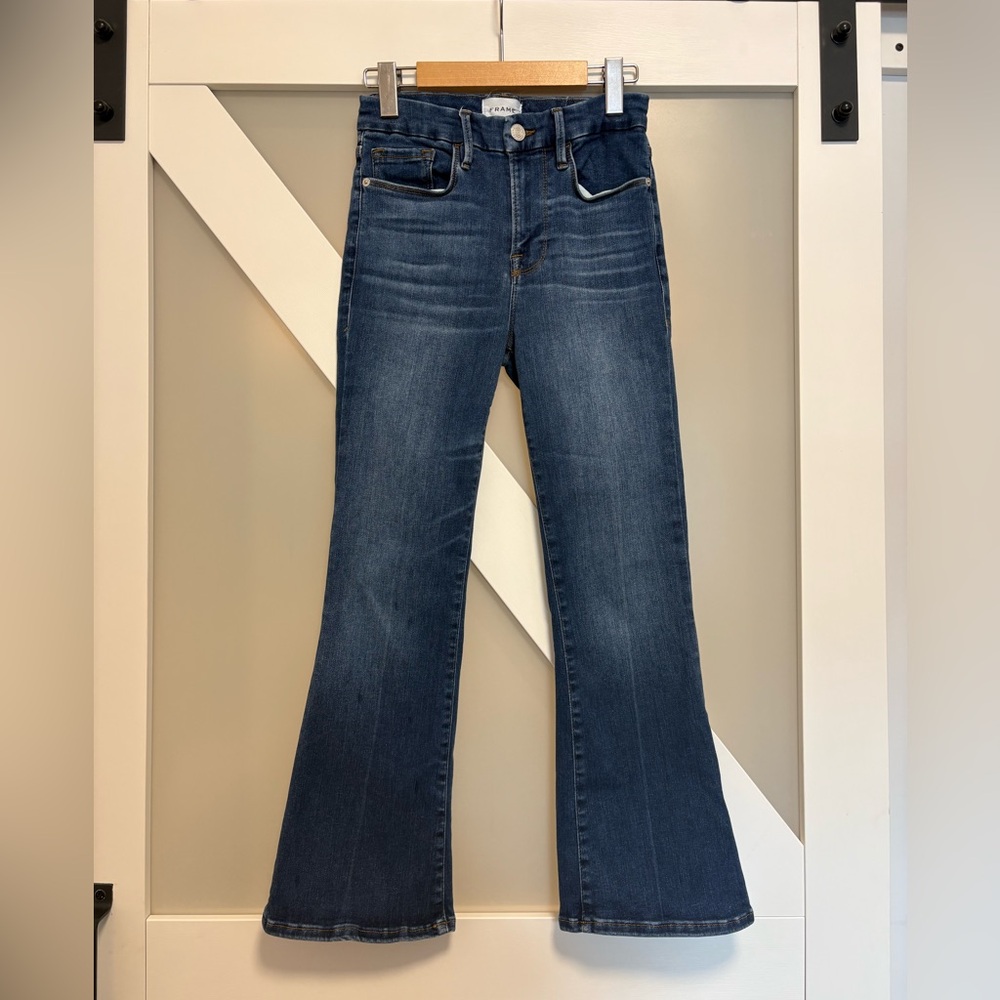 Frame Denim- Le One Crop Mini Boot